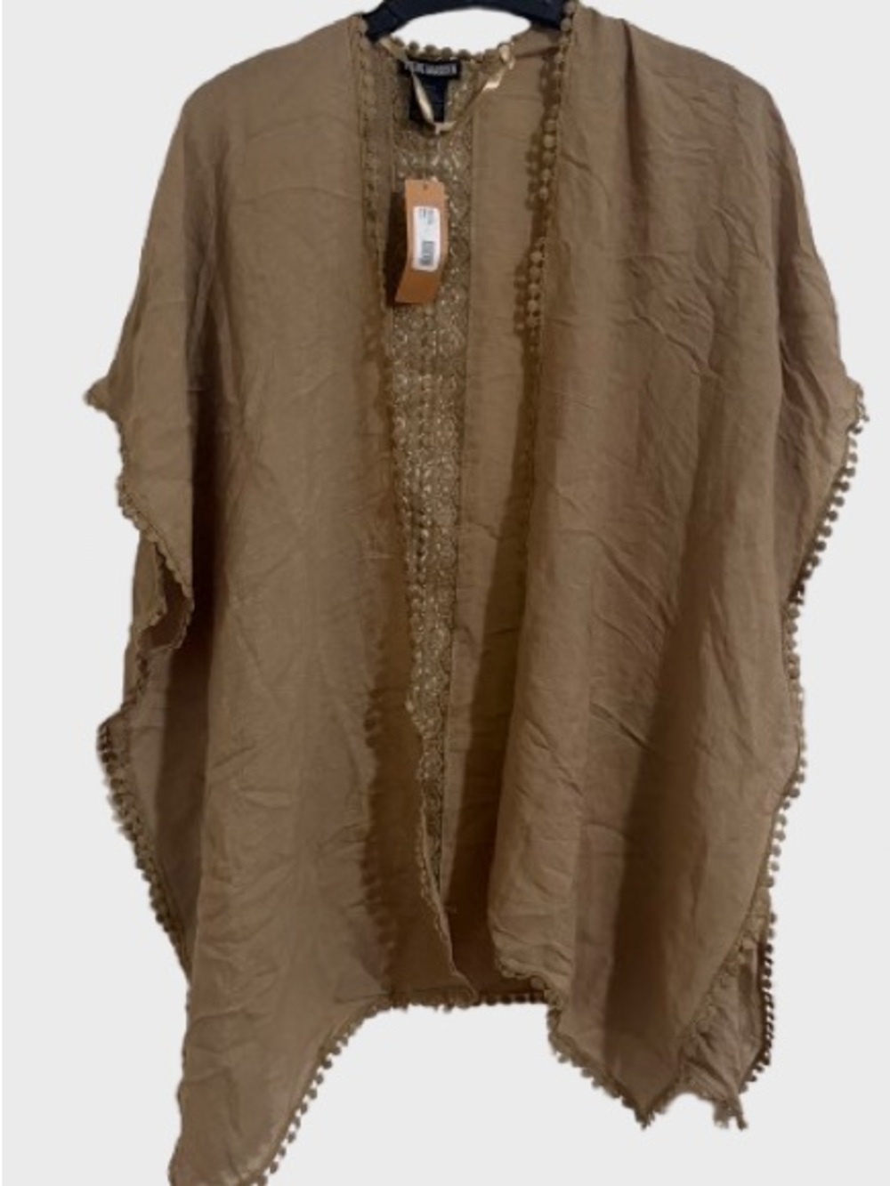 Steve Madden Brown Beach Coverup Kimono